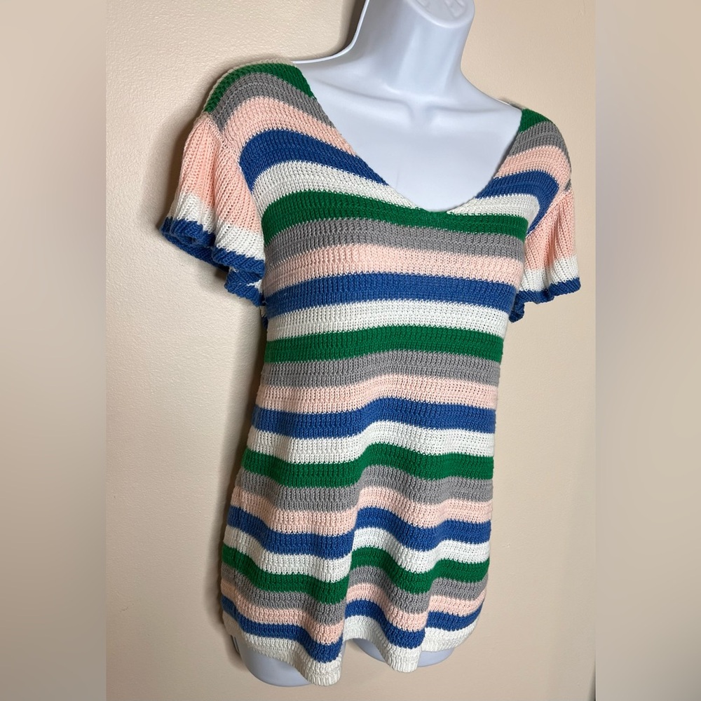 Knit Summer with Ruffle sleeves